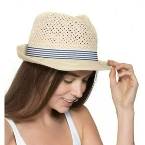 INC International Concepts Accessories - INC International Concepts Open-Braid Fedora - Tan